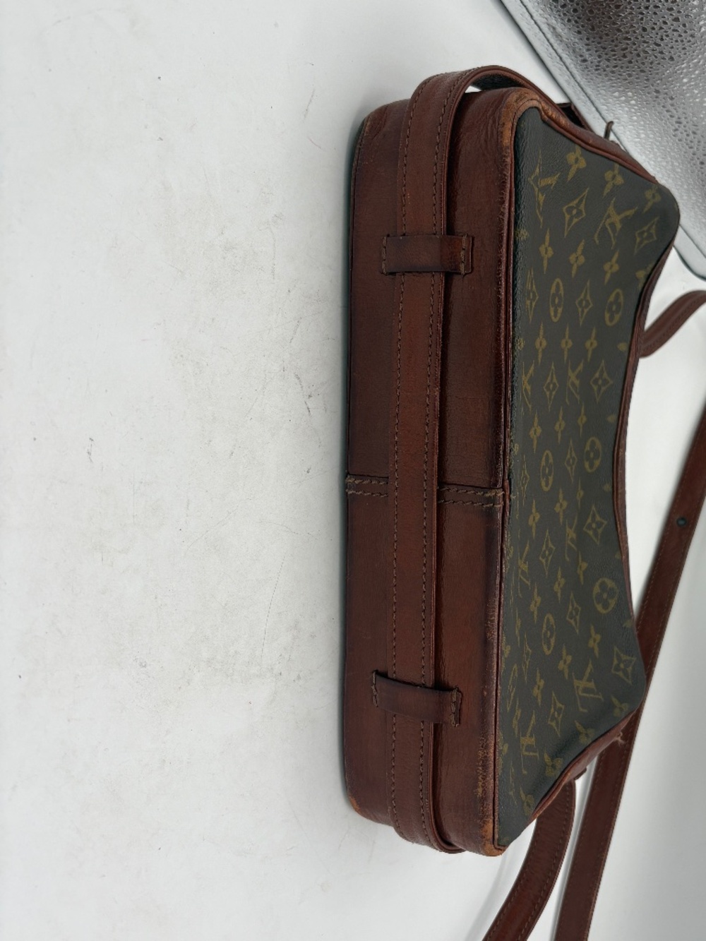 Vintage Louis Vuitton Monogram Sac Bandouliere Crossbody Shoulder Bag w Dust Bag - Picture 12 of 16